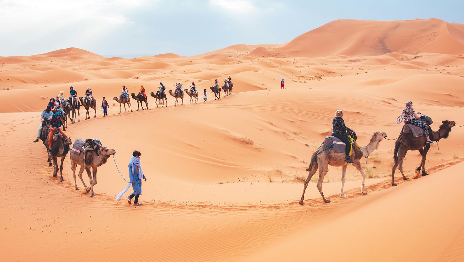 Camel Trekking in Erg Chebbi Dunes